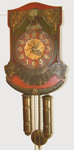Black Forest Jugendstil, figure 1, Clocks Magazine