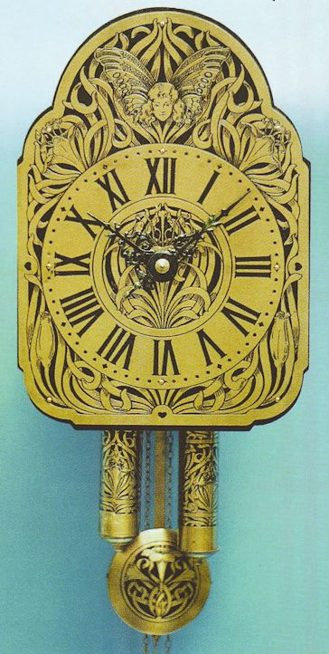 Black Forest Jugendstil, figure 10, Clocks Magazine