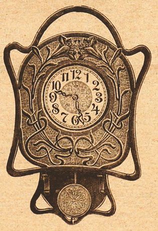 Black Forest Jugendstil, figure 17, Clocks Magazine