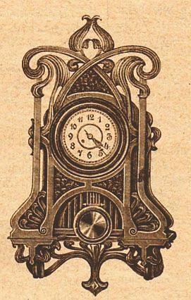 Black Forest Jugendstil, figure 19, Clocks Magazine