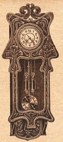 Black Forest Jugendstil, figure 20, Clocks Magazine