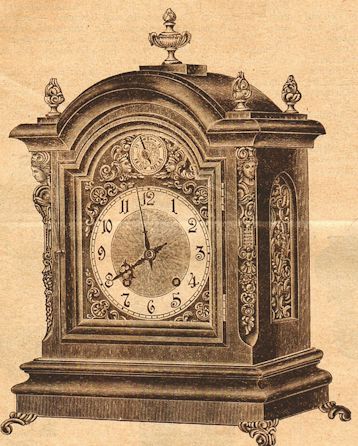 Black Forest Jugendstil, figure 4, Clocks Magazine